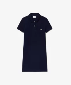 Lacoste Girl Clothing-Girl'S Polo-Style Cotton Dress