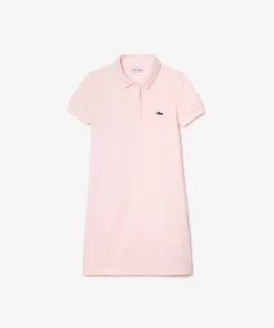 Lacoste Girl Clothing-Girl'S Polo-Style Cotton Dress