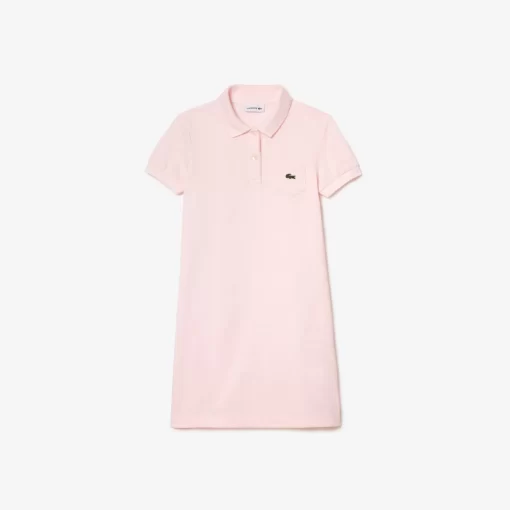 Lacoste Girl Clothing-Girl'S Polo-Style Cotton Dress