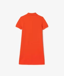 Lacoste Girl Clothing-Girl'S Polo-Style Cotton Dress