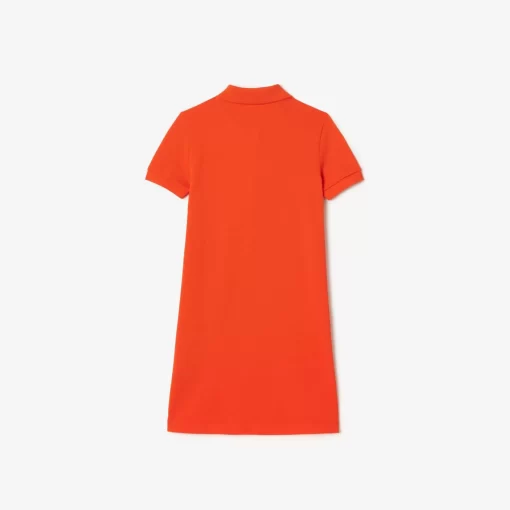 Lacoste Girl Clothing-Girl'S Polo-Style Cotton Dress