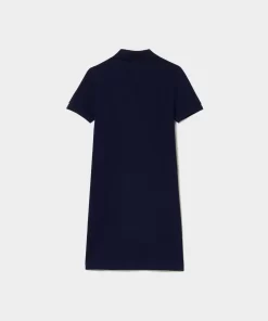 Lacoste Girl Clothing-Girl'S Polo-Style Cotton Dress