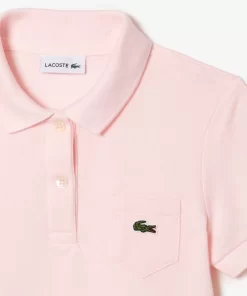 Lacoste Girl Clothing-Girl'S Polo-Style Cotton Dress