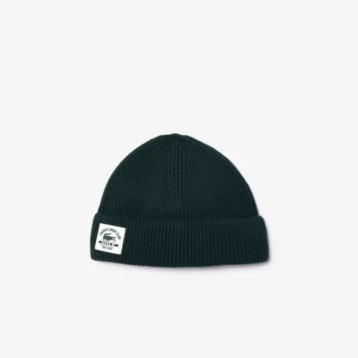 Lacoste Golf-Golf Beanie With Wind Protection