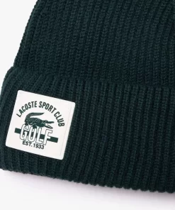 Lacoste Golf-Golf Beanie With Wind Protection