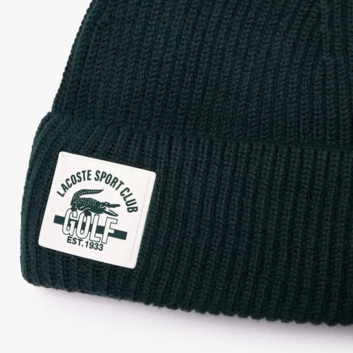 Lacoste Golf-Golf Beanie With Wind Protection