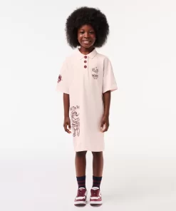 Lacoste Girl Clothing-Graphic Print Cotton Dress