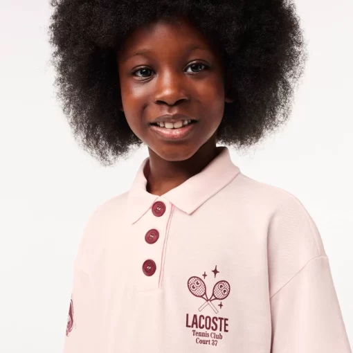 Lacoste Girl Clothing-Graphic Print Cotton Dress