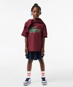 Lacoste Boy Clothing-Graphic Print Cotton T-Shirt