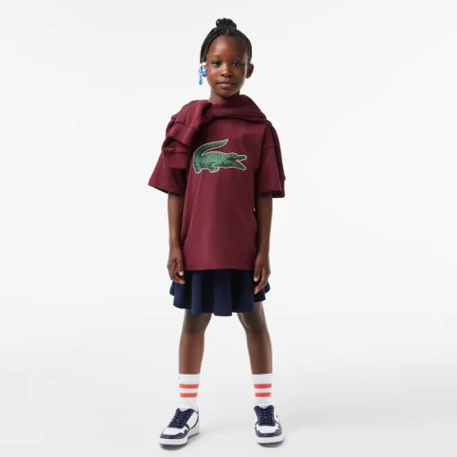 Lacoste Boy Clothing-Graphic Print Cotton T-Shirt