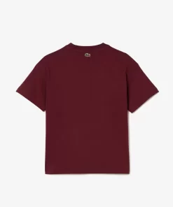 Lacoste Boy Clothing-Graphic Print Cotton T-Shirt