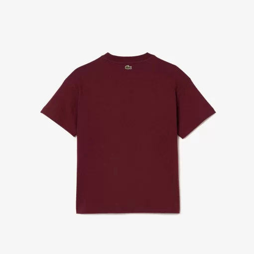 Lacoste Boy Clothing-Graphic Print Cotton T-Shirt