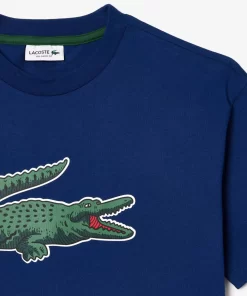 Lacoste Boy Clothing-Graphic Print Cotton T-Shirt