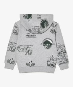 Lacoste Girl Clothing-Graphic Print Jogger Hoodie