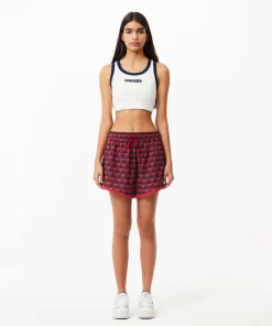 Lacoste Trousers & Shorts-Graphic Print Short Draped Bermuda Shorts