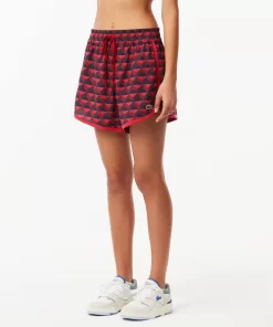 Lacoste Trousers & Shorts-Graphic Print Short Draped Bermuda Shorts