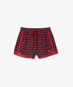 Lacoste Trousers & Shorts-Graphic Print Short Draped Bermuda Shorts