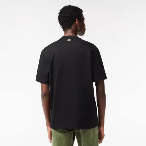 Lacoste T-Shirts-Heavy Cotton Jersey Multi Badge T-Shirt