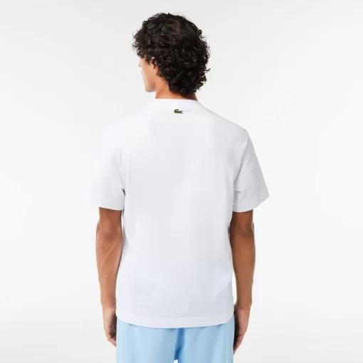 Lacoste T-Shirts-Heavy Cotton Jersey Multi Badge T-Shirt