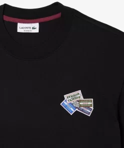 Lacoste T-Shirts-Heavy Cotton Jersey Multi Badge T-Shirt