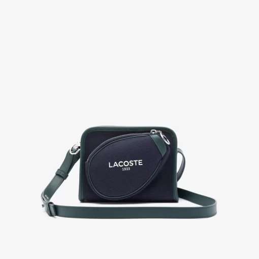 Lacoste Cross Body-Heritage Canvas Tennis Style Textile Shoulder Bag