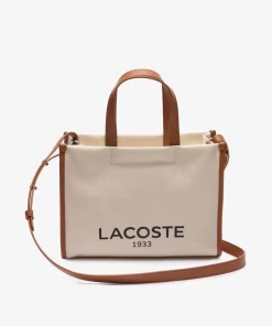 Lacoste Bags-Heritage Cotton Canvas Tote S