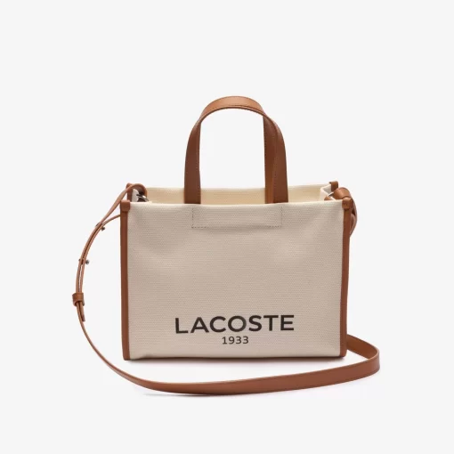 Lacoste Bags-Heritage Cotton Canvas Tote S