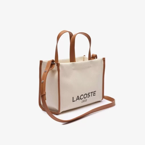 Lacoste Bags-Heritage Cotton Canvas Tote S