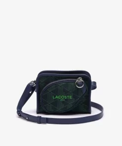 Lacoste Cross Body-Heritage Jacquard Monogram Shoulder Bag