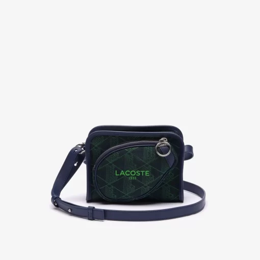 Lacoste Cross Body-Heritage Jacquard Monogram Shoulder Bag