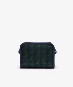 Lacoste Cross Body-Heritage Jacquard Monogram Shoulder Bag