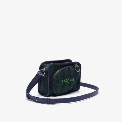 Lacoste Cross Body-Heritage Jacquard Monogram Shoulder Bag