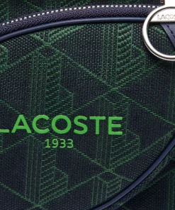 Lacoste Cross Body-Heritage Jacquard Monogram Shoulder Bag