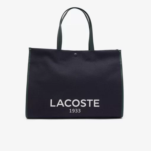 Lacoste Bags-Hertiage Canvas Cotton Tote Bag