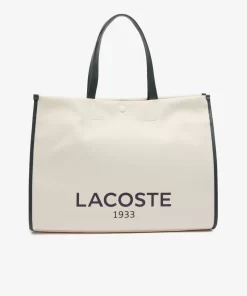 Lacoste Bags-Hertiage Canvas Cotton Tote Bag