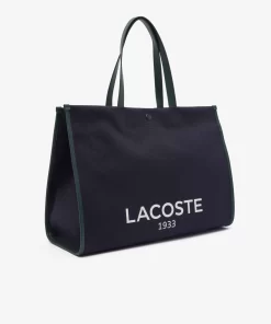 Lacoste Bags-Hertiage Canvas Cotton Tote Bag