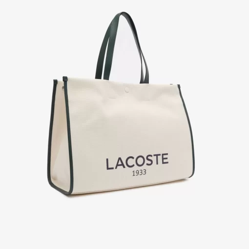 Lacoste Bags-Hertiage Canvas Cotton Tote Bag