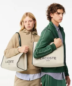 Lacoste Bags-Hertiage Canvas Cotton Tote Bag