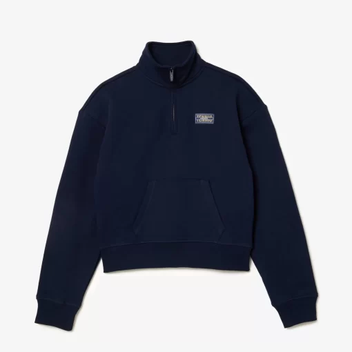 Lacoste Sweatshirts-High Neck Zipped Fleece Jogger Sweatshirt