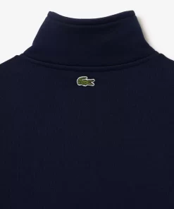 Lacoste Sweatshirts-High Neck Zipped Fleece Jogger Sweatshirt