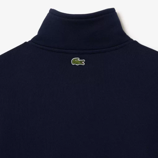 Lacoste Sweatshirts-High Neck Zipped Fleece Jogger Sweatshirt