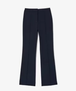 Lacoste Trousers & Shorts-High Waist, Flared Cut Dress Pants