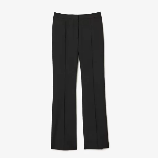 Lacoste Trousers & Shorts-High Waist, Flared Cut Dress Pants