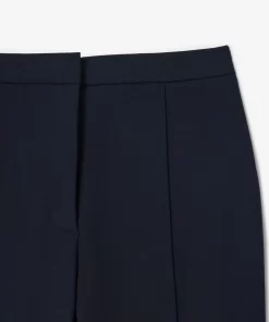 Lacoste Trousers & Shorts-High Waist, Flared Cut Dress Pants