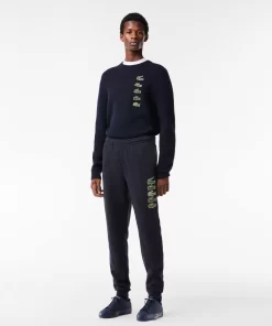 Lacoste Trousers & Shorts-Iconic Print Jogger Track Pants