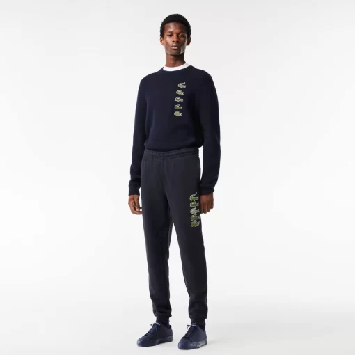 Lacoste Trousers & Shorts-Iconic Print Jogger Track Pants