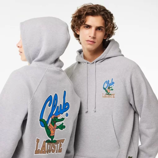 Lacoste Sweatshirts-Iconic Print Loose Fit Jogger Sweatshirt