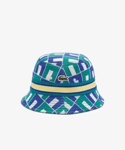 Lacoste Caps & Hats-Interlock Jacquard Patterned Bucket Hat