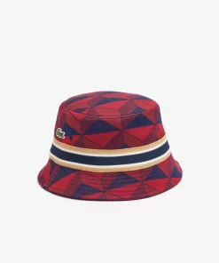 Lacoste Caps & Hats-Interlock Jacquard Patterned Bucket Hat