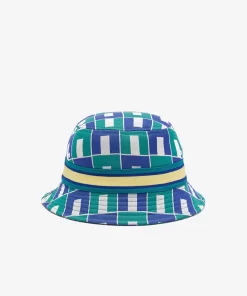 Lacoste Caps & Hats-Interlock Jacquard Patterned Bucket Hat